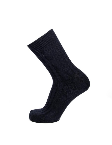 "Les Torsade laine" homme, coloris marine - Maison Broussaud