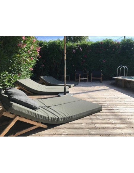 Matelas de plage Gil kaki | Léger, durable et fabriqué en France