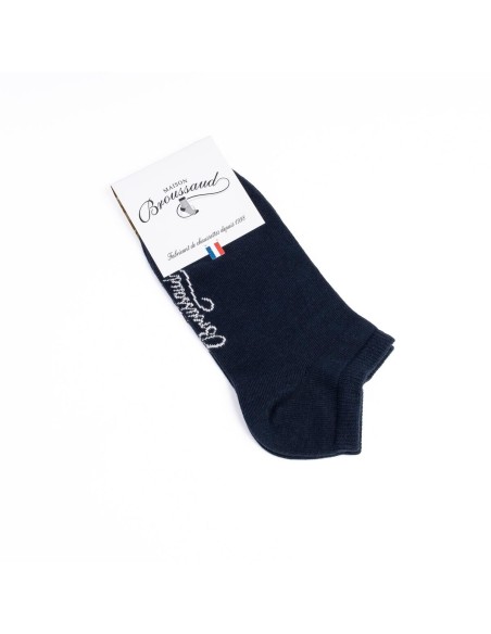 Nos chaussettes "Les Invisibles" en marine - Maison Broussaud