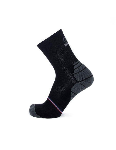 Nos chaussettes cyclisme coloris noir/gris - Maison Broussaud