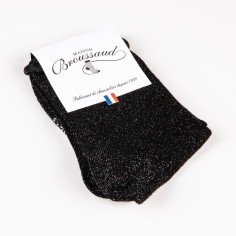 Nos chaussettes femme "Les Roulottées" noir - Maison Broussaud