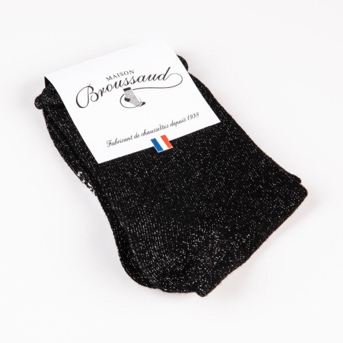 Nos chaussettes femme "Les Roulottées" noir - Maison Broussaud