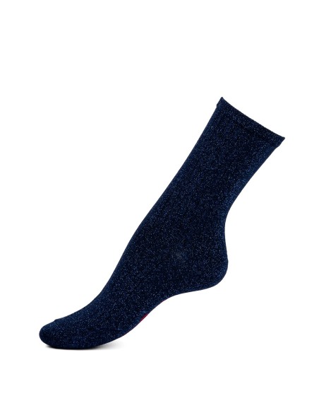 Les côtelées Armor-lux x Maison Broussaud - chaussettes femme - coton marine