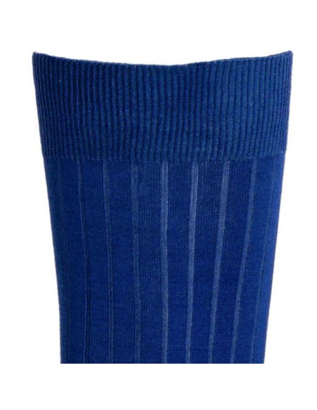 Nos chaussettes homme fil d’Écosse bleu - Maison Broussaud