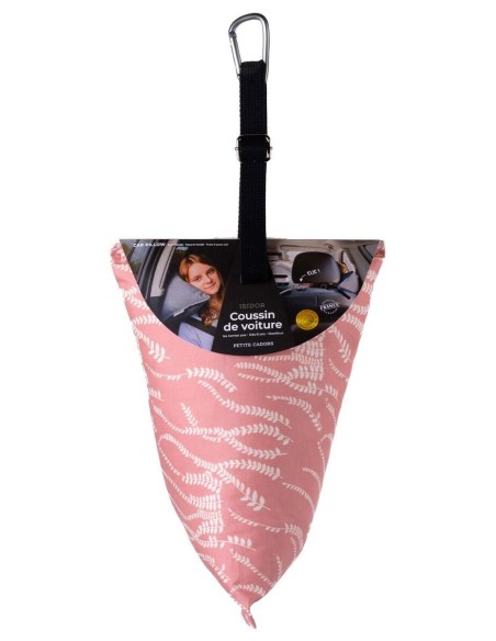 ISIDOR Santiago | Oreiller de voiture rose ado, adulte | Petits Cadors