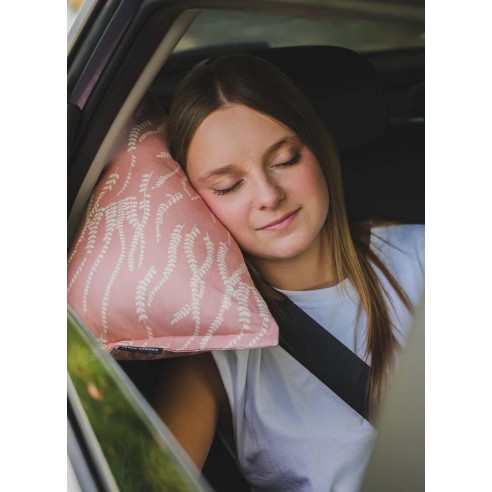 ISIDOR Santiago | Oreiller de voiture rose ado, adulte | Petits Cadors