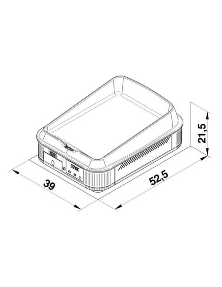 Plancha électrique - Enosign 40 - Inox