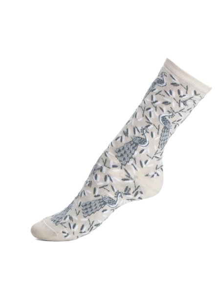 Nos chaussettes femme "Junon" gris - Maison Broussaud