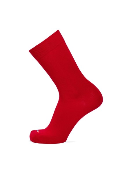 Chaussettes unies rouges - Maison Broussaud