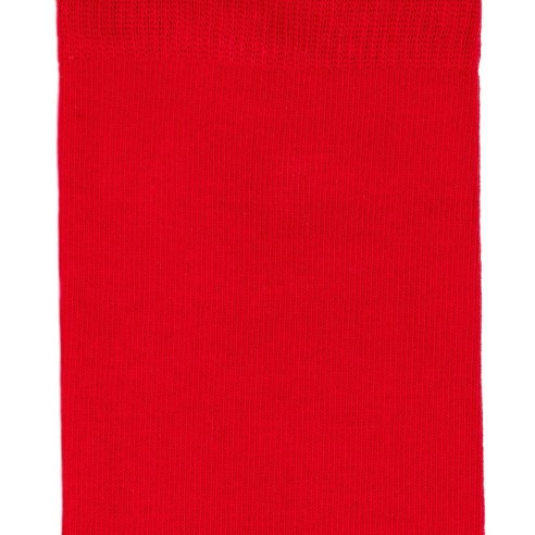 Chaussettes unies rouges - Maison Broussaud