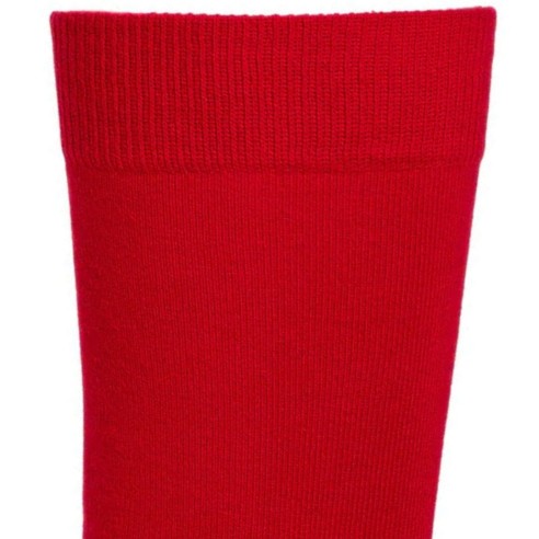 Chaussettes unies rouges - Maison Broussaud