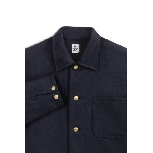 Manteau Corto Laine Marine