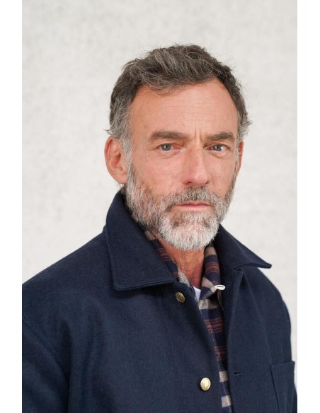 Manteau Corto Laine Marine