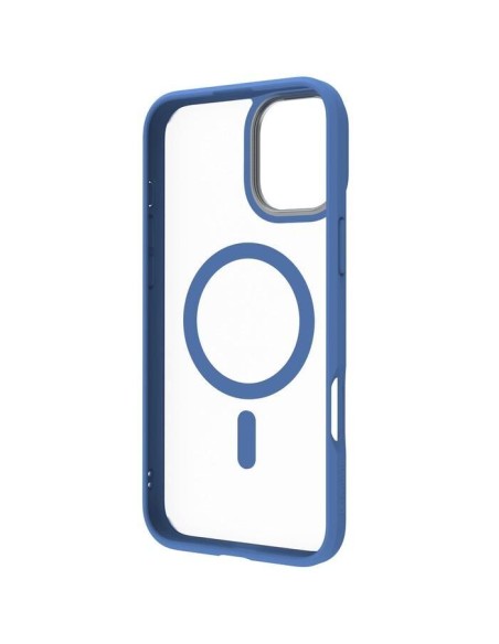 COQUE MAGSAFE 2M MAT FROST BLEU IPHONE 16 PLUS