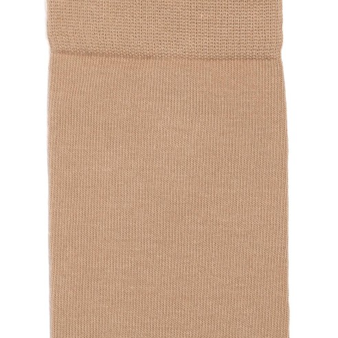 Chaussettes unies beiges - Maison Broussaud