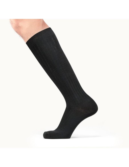 Nos mi-bas "Les Côtelées Noir" - Maison Broussaud