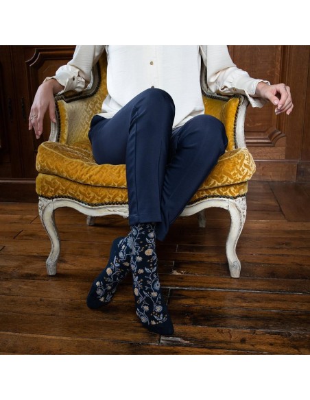 Nos chaussettes "Les Paons" - Maison Broussaud