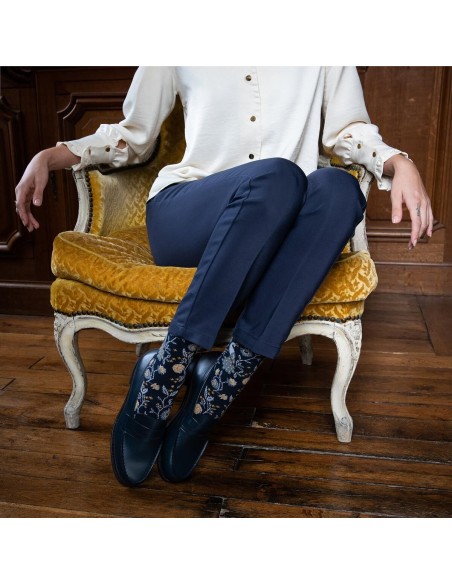 Nos chaussettes "Les Paons" - Maison Broussaud