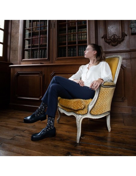 Nos chaussettes "Les Paons" - Maison Broussaud