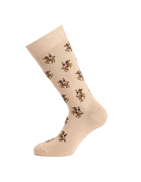 Nos chaussettes homme "Les Cavaliers" - Maison Broussaud