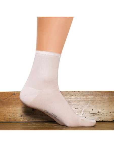 Nos chaussettes femme "Les légères" rose - Maison Broussaud