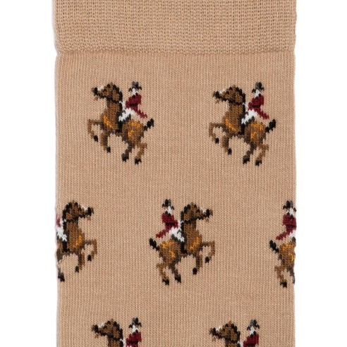 Nos chaussettes homme "Les Cavaliers" - Maison Broussaud