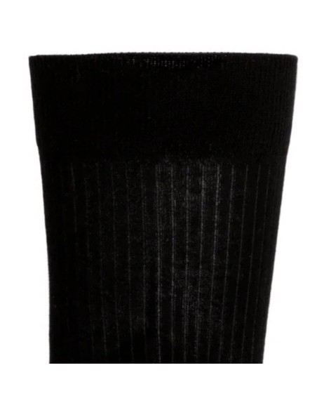 Nos chaussettes côtelées noir homme - Maison Broussaud
