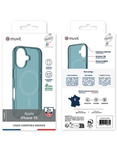 COQUE MAGSAFE 2M TRANSLUCIDE VERT IPHONE 16 2