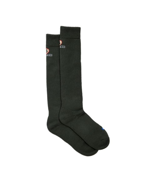 Nos chaussettes de chasse en laine, coloris kaki - Maison Broussaud