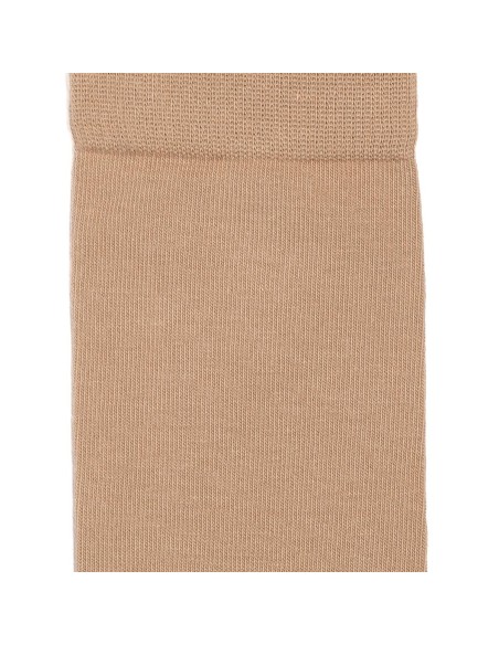Chaussettes unies beiges - Maison Broussaud