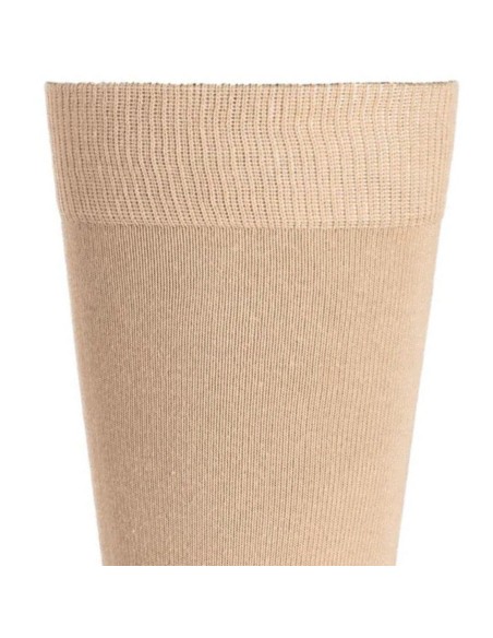 Chaussettes unies beiges - Maison Broussaud