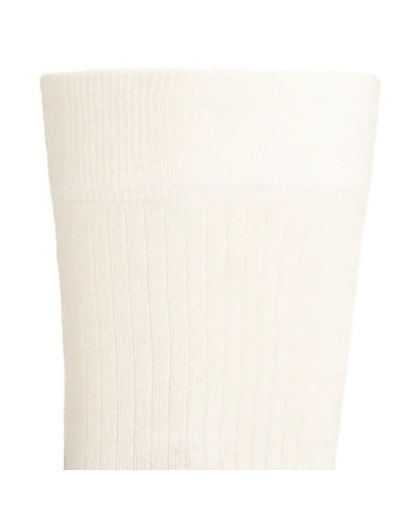 Nos chaussettes côtelées écru homme - Maison Broussaud