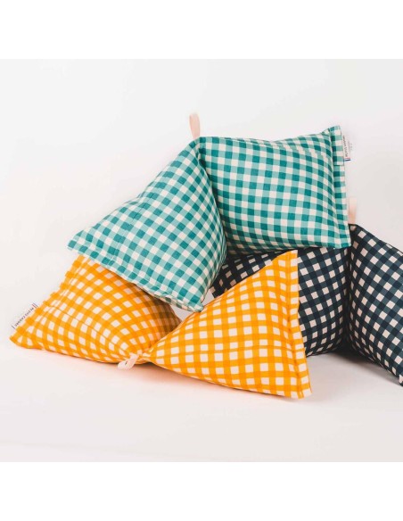 SALVADOR Capri | Coussin d'été Vichy | Petits Cadors