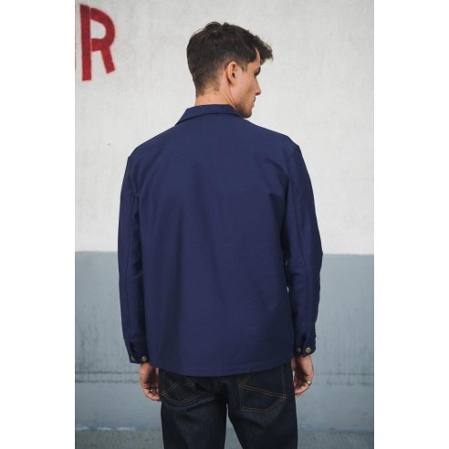 Veste Droite Bleu Homme Made in France - Kidur