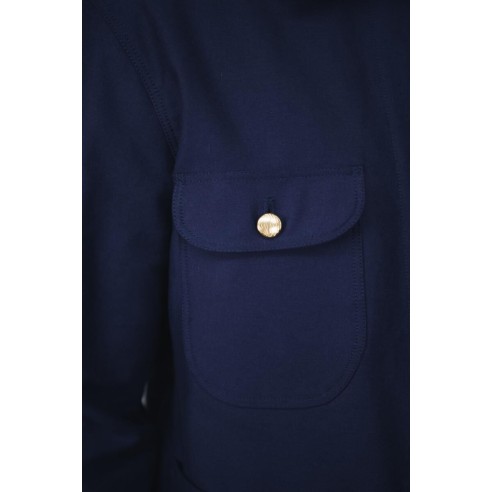Veste Droite Bleu Homme Made in France - Kidur