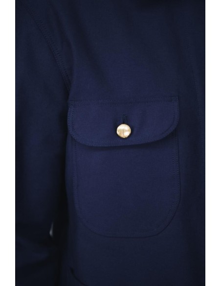 Veste Droite Bleu Homme Made in France - Kidur