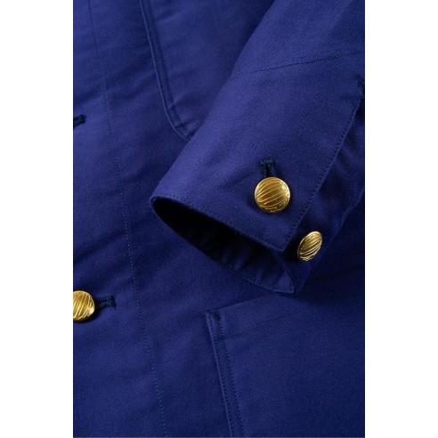 Veste Droite Bleu Homme Made in France - Kidur