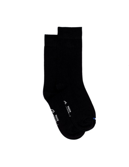 Chaussettes unies noires - Maison Broussaud