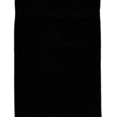 Chaussettes unies noires - Maison Broussaud