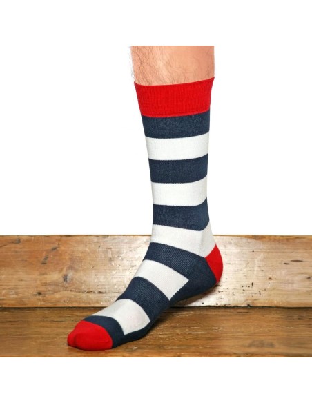 Nos chaussettes homme "Les Tricolores" - Maison Broussaud