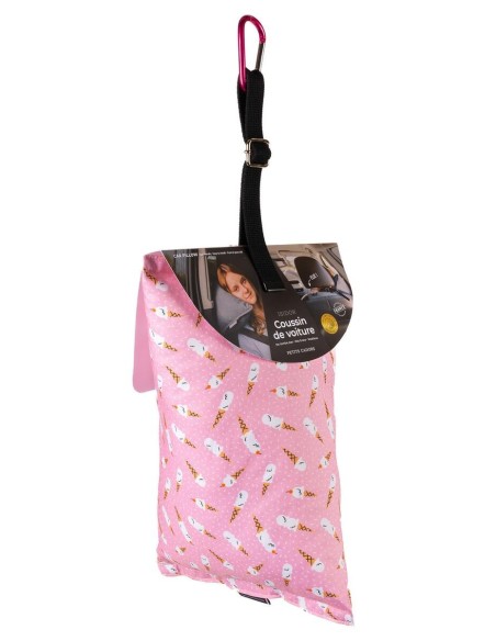 ISIDOR Naples | Oreiller de voiture rose ado, adulte | Petits Cadors