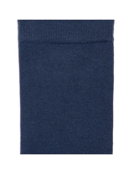 Chaussettes unies bleues - Maison Broussaud