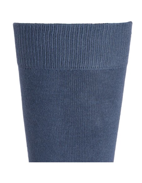 Chaussettes unies bleues - Maison Broussaud