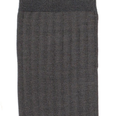 Nos chaussettes homme fil d’Écosse anthracite – Maison Broussaud