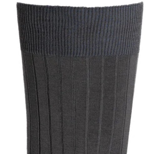 Nos chaussettes homme fil d’Écosse anthracite – Maison Broussaud