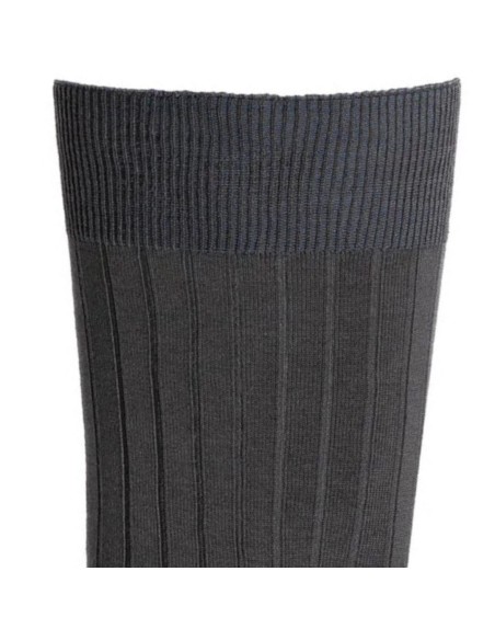 Nos chaussettes homme fil d’Écosse anthracite – Maison Broussaud