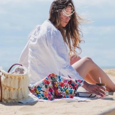 SALVADOR Wisley | Coussin fleuri cale nuque | Petits Cadors