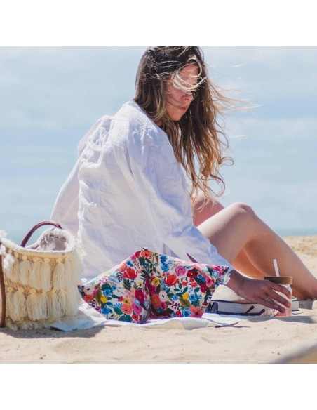 SALVADOR Wisley | Coussin fleuri cale nuque | Petits Cadors