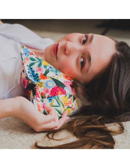 SALVADOR Wisley | Coussin fleuri cale nuque | Petits Cadors