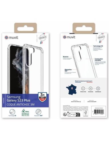 COQUE TRANSP RENFORCEE 3M SAMSUNG GALAXY S23+